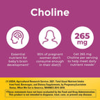 Nature Made Prenatal Vitamin Softgels + Choline Capsules, 60+60 Cápsulas