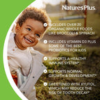 NaturesPlus Animal Parade Gold Multivitamínico Líquido Infantil Sabor Tropical Berry - Pack de 2 Botellas de 887 ml