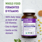 New Chapter Organic Fermented Vitamin B Complex 30 Comprimidos