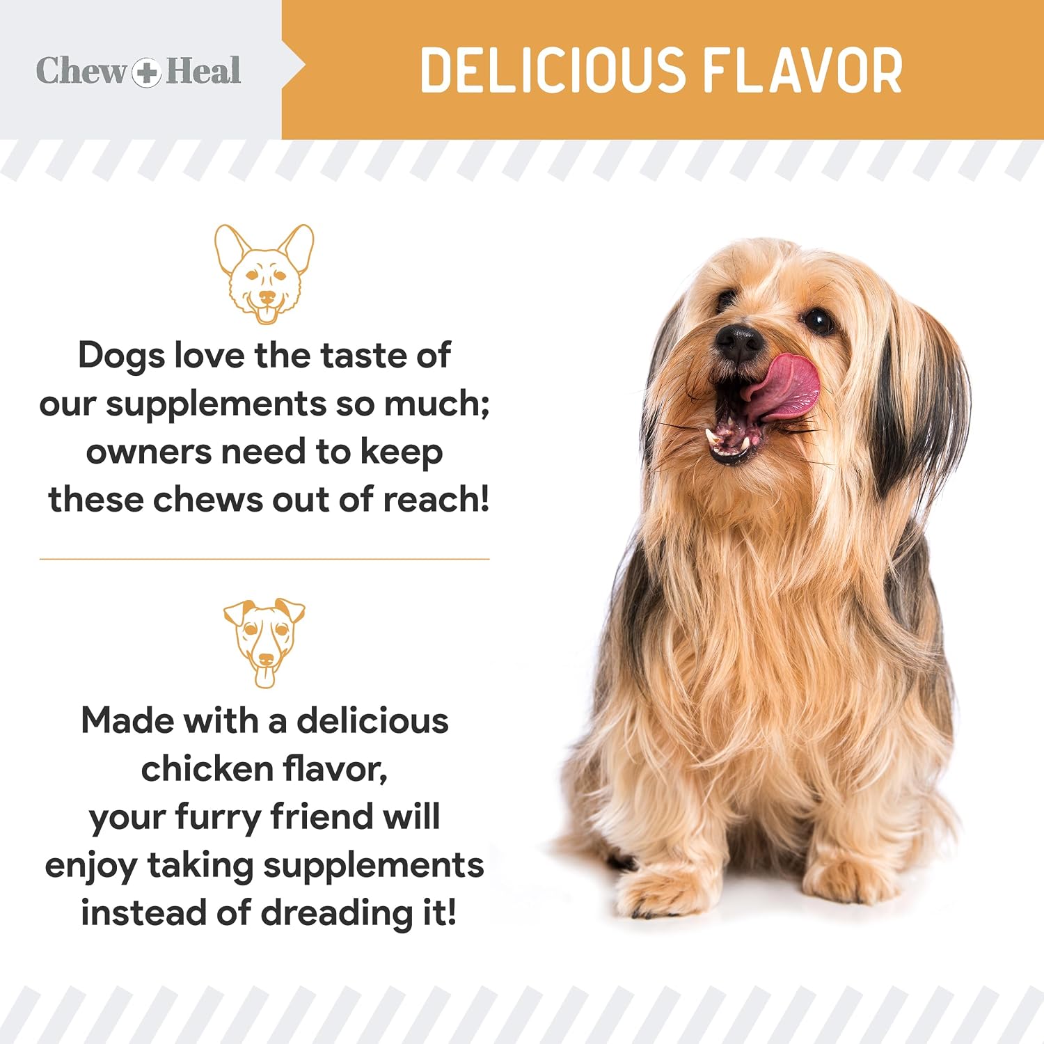 Omega 3 Aceite de Pescado para Perros - 360 Masticables Blandos Omega para Piel y Pelaje - Mezcla de Aceite de Salmón con Ácidos Grasos Esenciales, Vitaminas, Antioxidantes, Minerales (2 Paquetes de 180, Sabor Pollo)