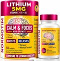NORMOTIM Calm & Focus Support – Lithium Ascorbato 5mg con Vitaminas C, B1 y B6 – 60 Comprimidos de Disolución Rápida