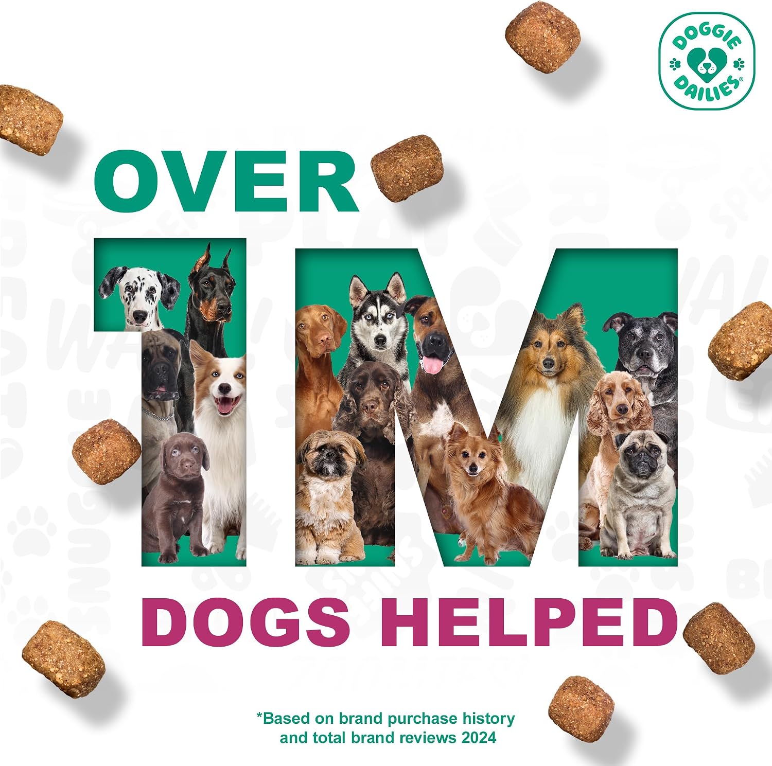 Doggie Dailies Probióticos para Perros - Masticables de Pato (225 unidades)