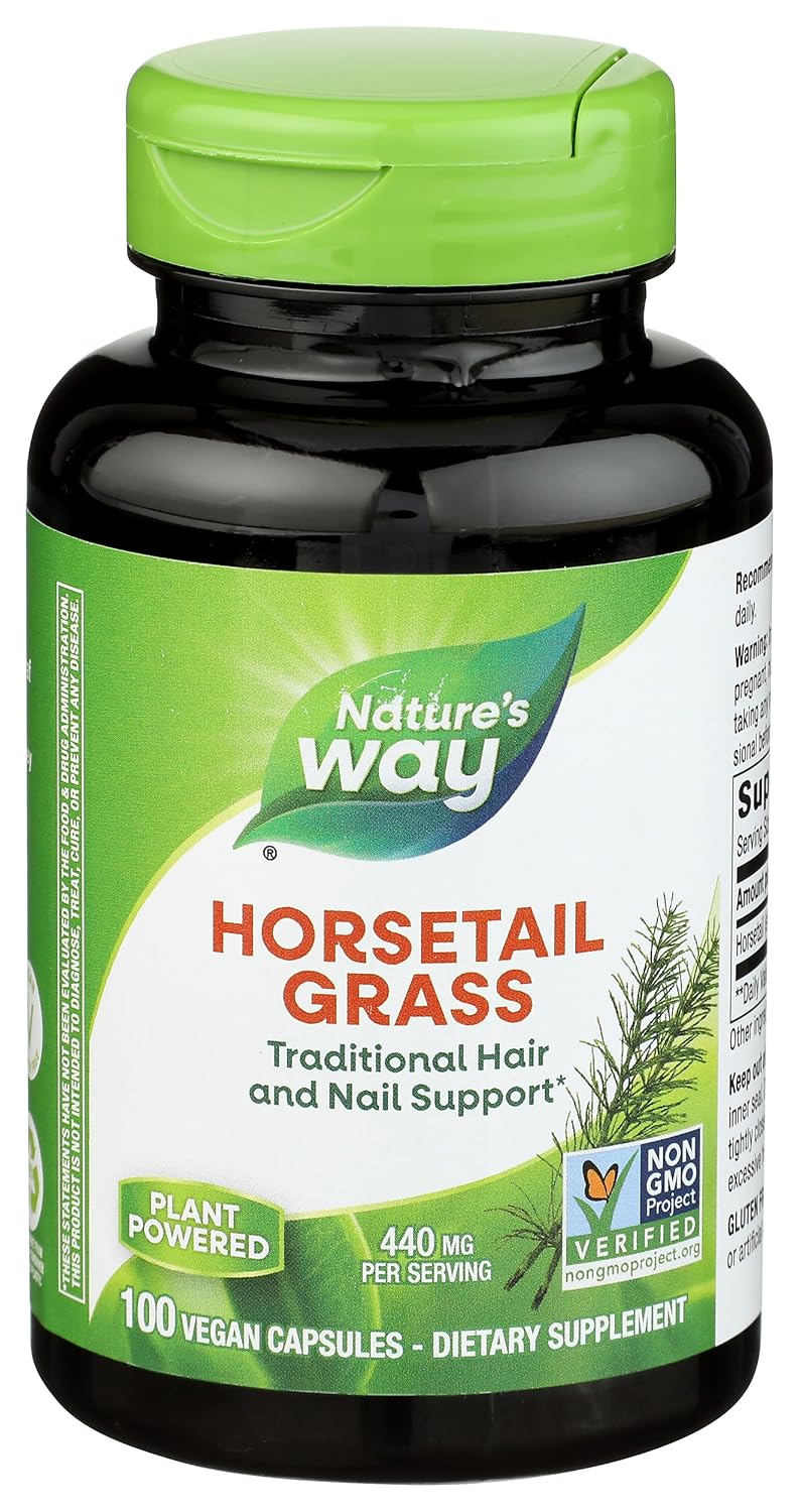 Nature's Way Cola de Caballo Premium 440 mg, 100 cápsulas vegetales