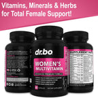 Multivitamínico para Mujeres - Complejo Natural con Magnesio y Zinc - Sin Hierro ni Soja