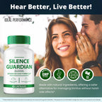 Silence Guardian Cápsulas para el Tinnitus – Apoyo Auditivo (2 Paquetes)