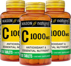 MASON NATURAL Vitamina C 1,000 mg, 300 Comprimidos