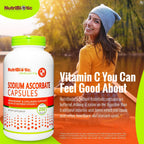 NutriBiotic Ascorbato Sódico Vitamina C Tamponada - 250 Cápsulas