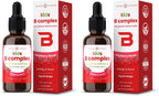 NutraChamps Complejo de Vitaminas B Orgánico para Niños – Gotas Líquidas con Sabor a Bayas (120 porciones)