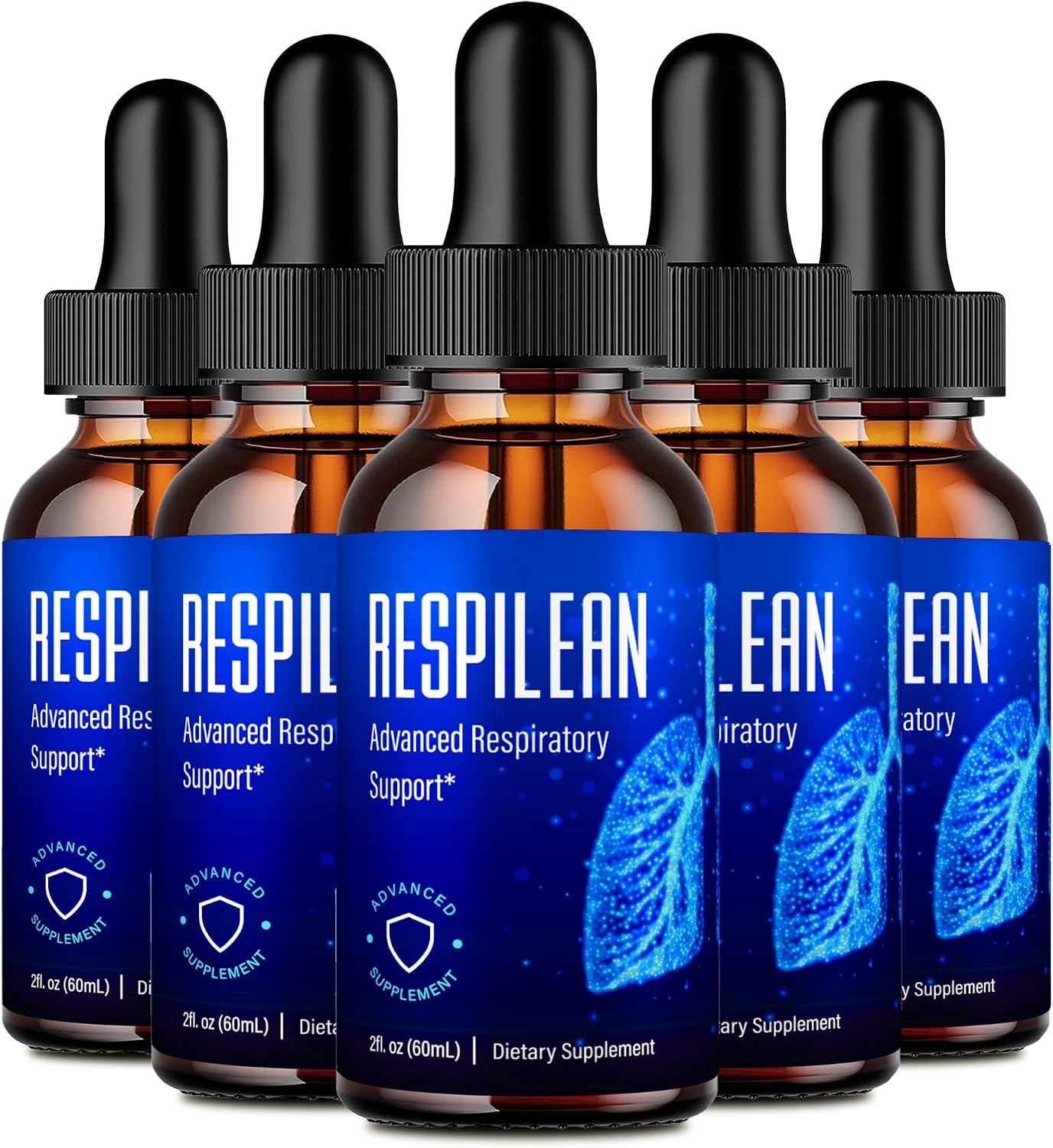 Respilean Drops – Complemento Líquido para el Bienestar Sanguíneo (5 Envases)