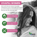 America Medic & Science VivaPill for Women (120 cápsulas) - Complemento para cabello, piel y uñas