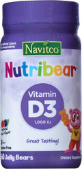 NutriBear Vitamina D3 1000 UI, 60 Gomitas - Navitco