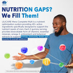 LILICARE Multivitamínico para Hombres Gummies (2 Pack)