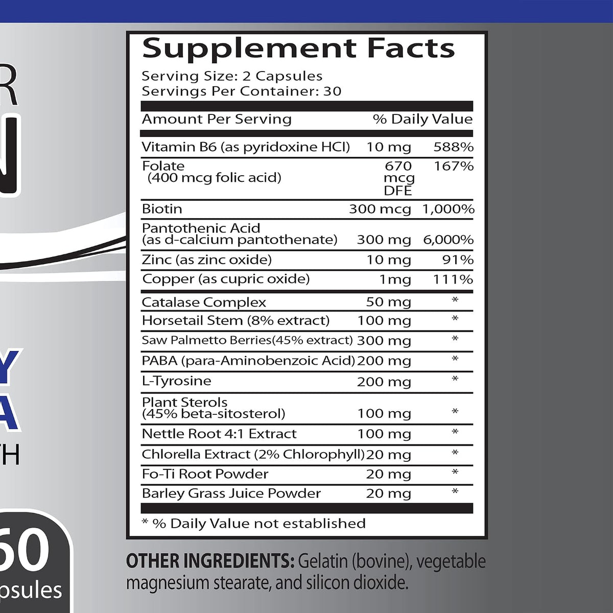 Health Solution Prime - Suplemento de – L-Tirosina: Aminoácido precursor de melanina y neurotransmisores. – Image 8