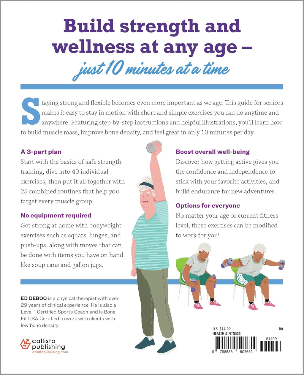 10-Minute Strength Training Exercises for Seniors: Exercises and Routines to Build Muscle, Balance, and Stamina