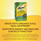 Nature's Way Alive! Garden Goodness Multivitamínico para Hombres, 60 Comprimidos