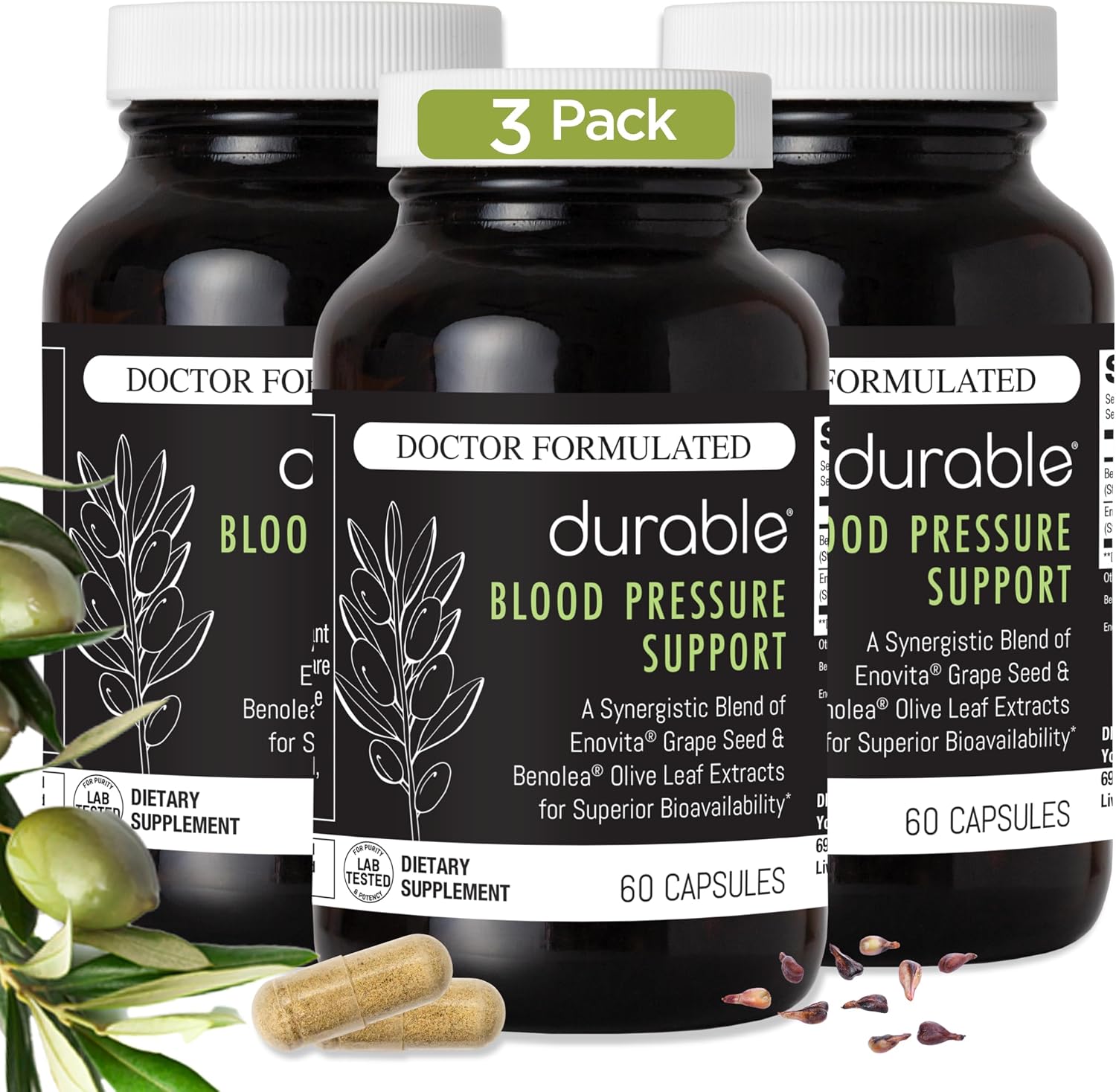 Durable Blood Pressure - Benolea Olivo y Enovita Uva
