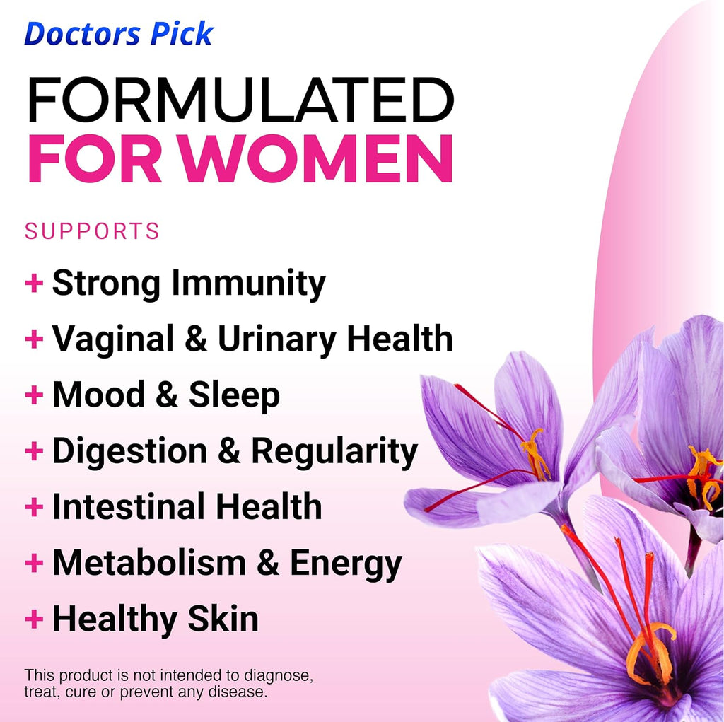 Doctors Pick Fem Pro Probióticos para Mujeres – 60 Cápsulas Veganas