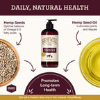 Hemp Well Thrive Oil - Aceite de Cáñamo Orgánico para Perros y Gatos (473 ml)
