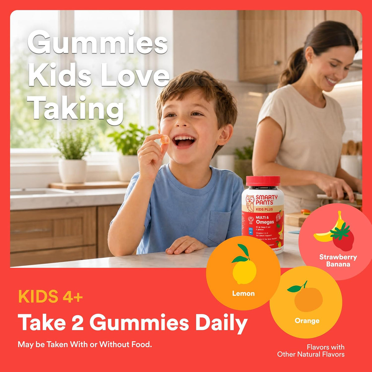 SmartyPants Kids Multivitamin Gummies con – Omega 3 (DHA/EPA) : el DHA contribuye al mantenimiento de la función – Image 8