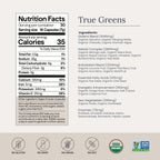 Infinity Greens Cápsulas de Superalimentos - 28 Superalimentos Orgánicos, Algas Verdeazuladas