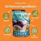 Yemayá Organic Sea Moss Gel - Wildcrafted con Fruta Real, Sabor Maracuyá, 473 ml