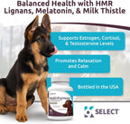 K9 Select Multivitamínico para Perros Grandes - Lignanos, Melatonina, Cardo Mariano - 90 Comprimidos Sabor Carne