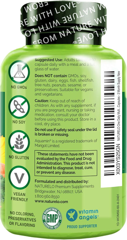 NATURELO One Daily Multivitamínico para – Vitamina K2 como MK-7: La forma más eficaz de vitamina K para dirigir el – Image 7