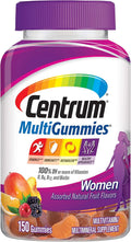 Centrum MultiGummies Mujeres - Gomitas Multivitamínicas con Vitaminas D3, B, C y Zinc - 150 uds