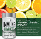 FitLife Brands Advanced Immune Booster – Defensa Inmunológica con Saúco, Vitamina C, Vitamina D, Zinc y Probiótico (90 Cápsulas)