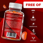 Vitamatic Vitamina A 25000 UI Gominolas Sin Azúcar (Palmitato de Retinilo) - Sabor Natural a Fresa - 120 Gominolas (2 Frascos)