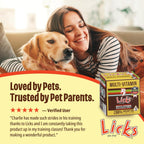Licks Multi-Vitamin - Apoyo Nutricional Diario para Cachorros, Adultos y Seniors - Multivitamínico Canino con Calcio, Vitaminas A, D, E y B12 - Sobres en Gel Sin Pastillas - 10 Sobres