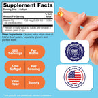Health Thru Nutrition Vitamina D3 5000 IU (125 mcg) - 360 Cápsulas Blandas