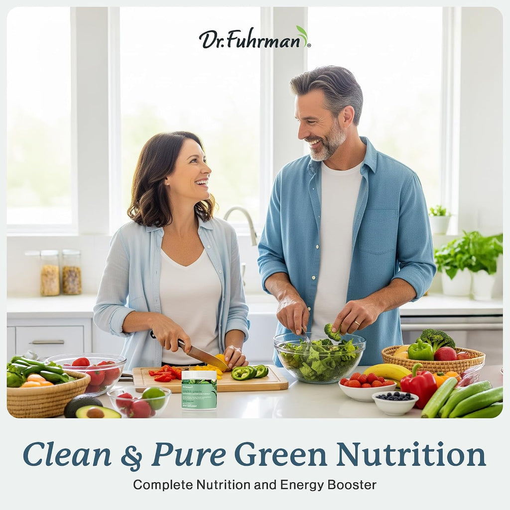 Dr. Fuhrman Complete Greens: Polvo de Verduras Ecológicas con Superalimentos, Vitaminas y Minerales