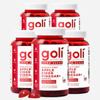 Goli Zero Sugar – Gomitas de Vinagre de Manzana con Vitamina B12 y Probióticos
