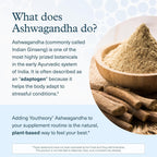 Youtheory Ashwagandha Gummies - 60 Gominolas Veganas con KSM-66