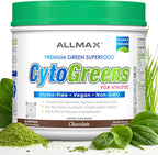 ALLMAX CytoGreens Super Greens en Polvo, Chocolate, 14 Servicios