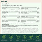 Wuffes 23-in-1 Multivitamínico para Perros en Golosinas Masticables – Apoyo para Piel y Pelaje, Inmunidad y Salud Digestiva – con Omega-3, Hierro y Zinc – 60 unidades