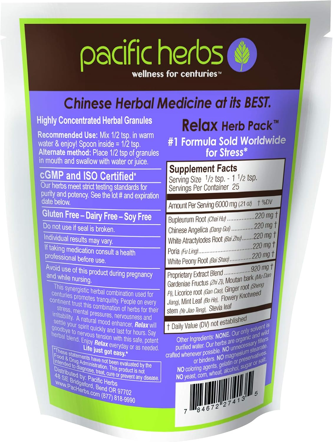 Pacific Herbs Extracto Herbario Relajante Natural