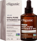 Cliganic Aceite de Vitamina E Puro para Piel, Cicatrices, Cabello y Rostro - 60,000 UI