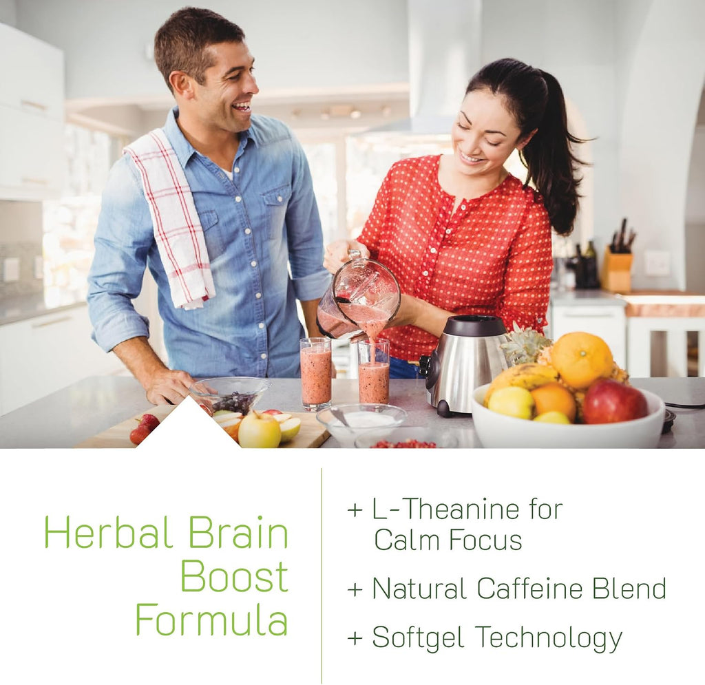 Irwin Naturals Brain Awake - Enfoque y Concentración - 60 Cápsulas Blandas Líquidas