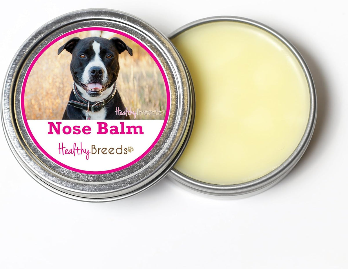 Healthy Breeds Pit Bull Dog Nose Balm 2 oz – Hidratación profunda: Sus ingredientes orgánicos y naturales penetran – Image 1