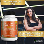 Reviva Glow Max – Cabello, Piel y Uñas | Biotina, Calcio, Magnesio | 300 Cáps