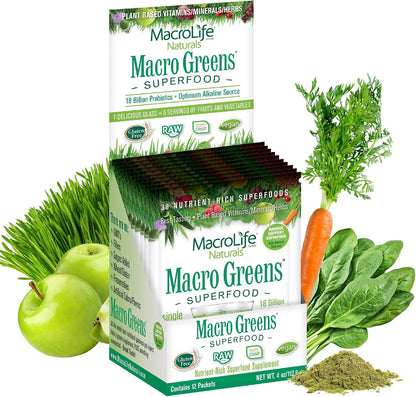 Macro Greens Superfood Powder – 38 Superalimentos con Probióticos y Enzimas – Image 1