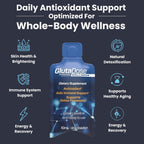 GlutaDose Suplemento Líquido de Glutatión con Acerola y Zinc, Sabor Limón-Arándano, 30 Viales