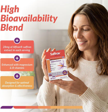 NAVEH PHARMA Saffrox™ Cápsulas de Extracto – Mejora del sueño: Puede ayudar a mejorar la calidad y duración del – Image 2