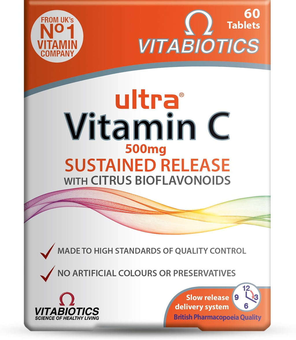 Vitabiotics Ultra Vitamina C – 60 tabletas