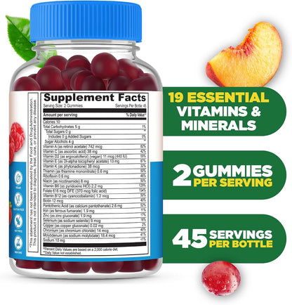 Lifeable Multivitamínico para Mujeres Sin – Mantener la energía vital: Las vitaminas B6, B12, la niacina y el – Image 2
