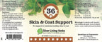 Silver Lining Herbs 36 Canine Skin & Coat Support - Suplemento herbal natural para perros - 90 cápsulas