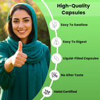 SHIFAA NUTRITION Multivitamínico Halal para Mujeres y Hombres – Apoyo Integral para el Corazón, Cerebro, Ojos y Sistema Inmunitario – Sin Gluten, Lácteos ni Huevo (45 Días)