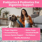 WholeBiotics - Probióticos para Perros y Gatos - 9 Cepas - 85 Dosis - 85 g